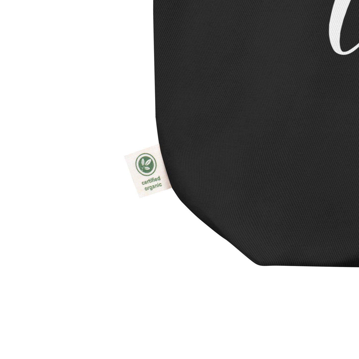 LOVE | Script & Scripture Eco Tote Bag - John 3:16 (BLACK/WHITE)