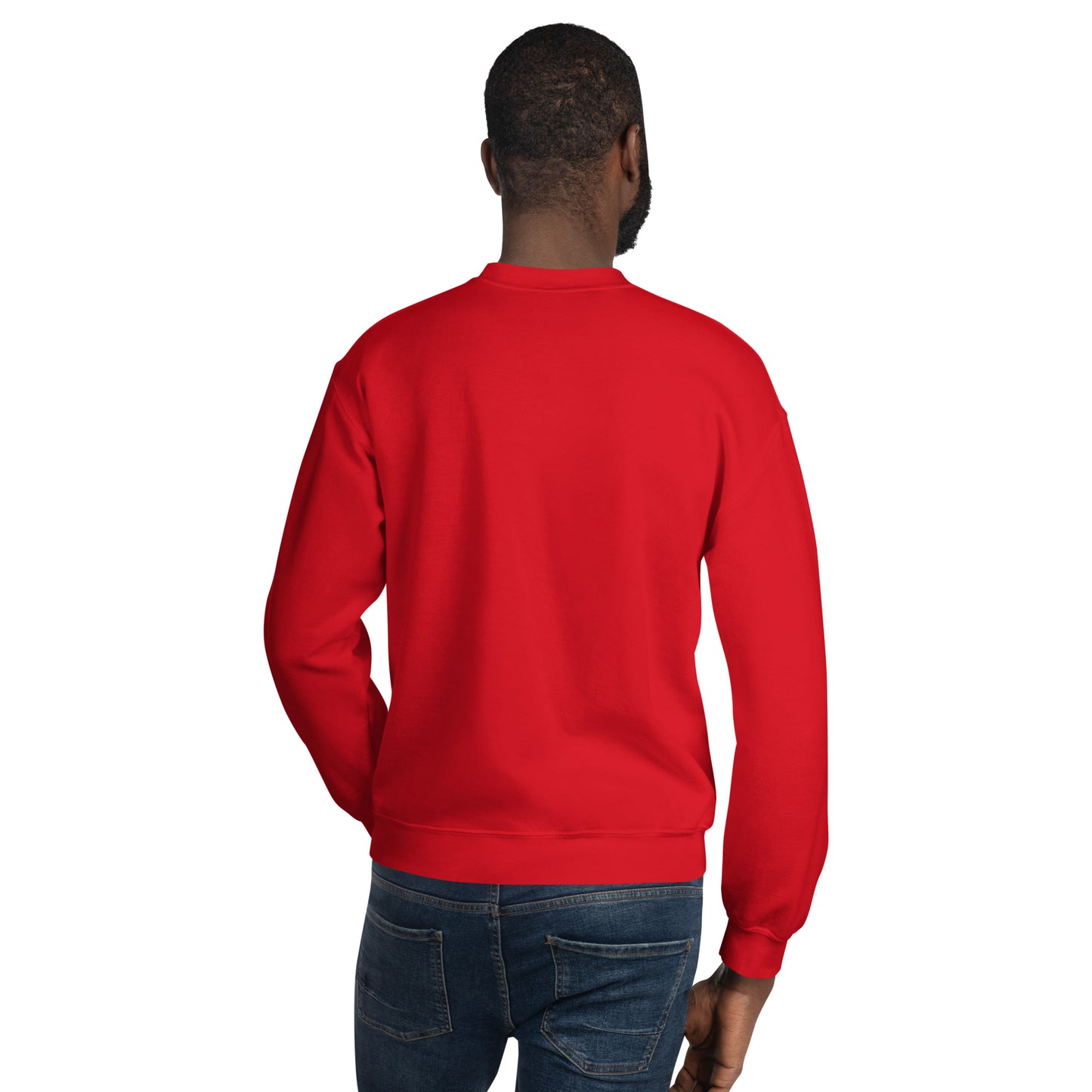 LOVE | Script & Scripture Sweatshirt - John 3:16 (RED/WHITE)